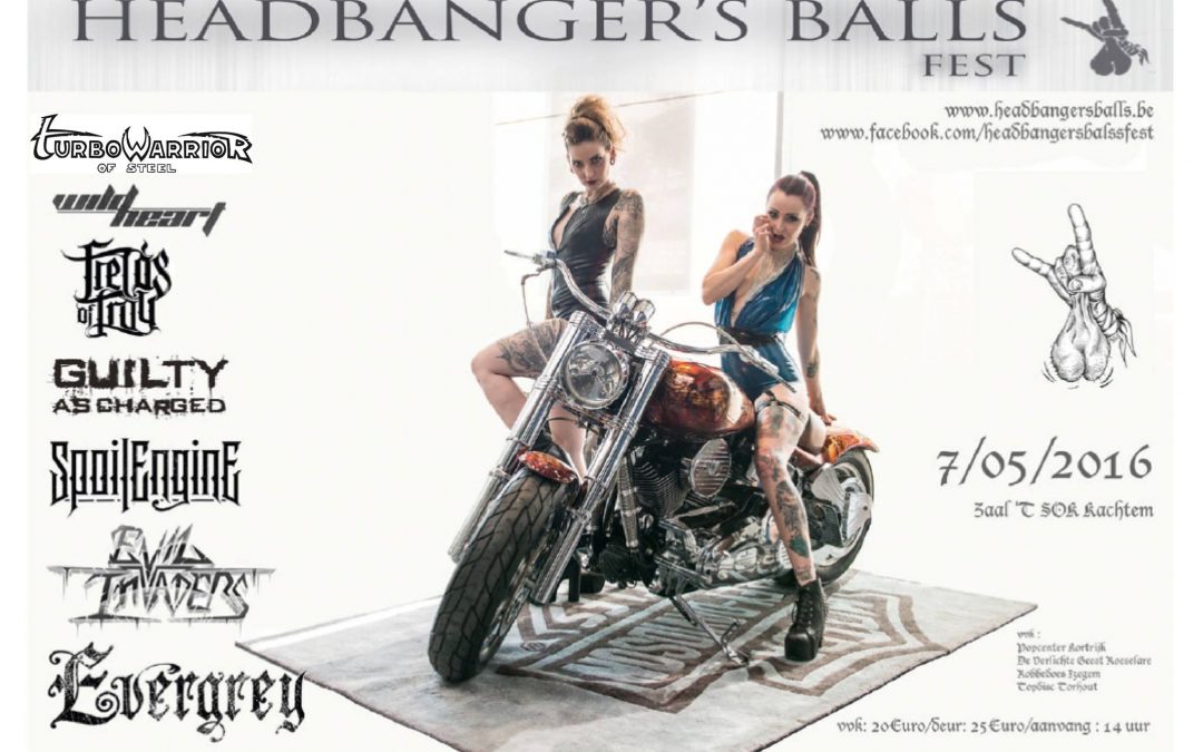 Headbanger’s Balls Fest/Zaal t’SOK Kachtem/ 07-05-2016