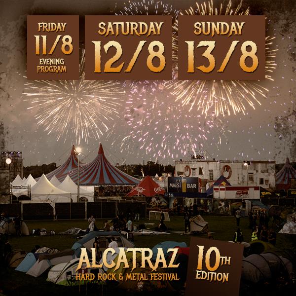 Alcatraz Hardrock & Metal Festival wordt 3 dagen