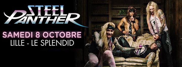 Steel Panther + Inglorious – Le Splendid, Lille (Frankrijk) – 8-10-2016