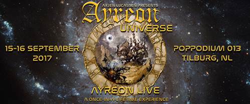 Ayreon Live in 013 te Tilburg op 15 en 16 september 2017