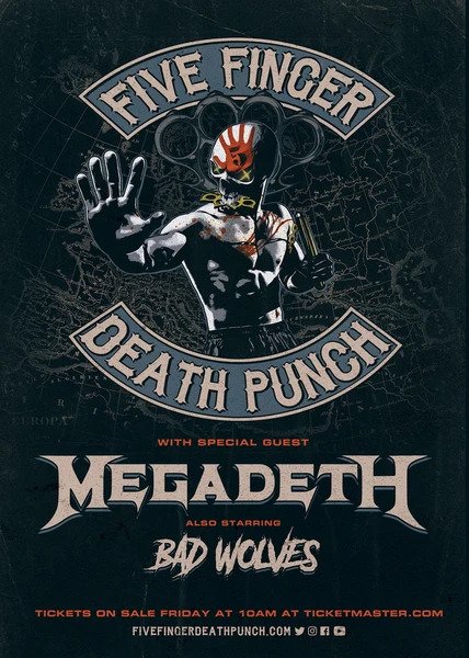 Five Finger Death Punch + Megadeth + Bad Wolves / Afas Live / 26-01-2020