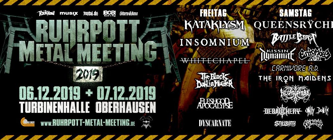 Ruhrpott Metal Meeting/MTV’s Headbangers Ball 2019 @ Turbinenhalle – Oberhausen – DE