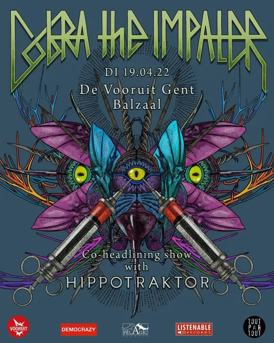 Cobra The Impaler + Hippotraktor + Turpentine Valley / @ Vooruit, Gent / 19-04-2022