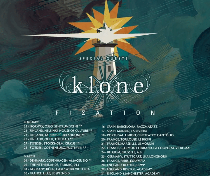 Devin Townsend + Klone + Fixation / @ Le Splendid, Lille, France /  5-03-2023