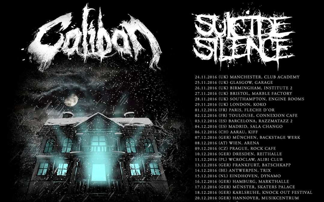 Caliban en Suicide Silence samen door Europa