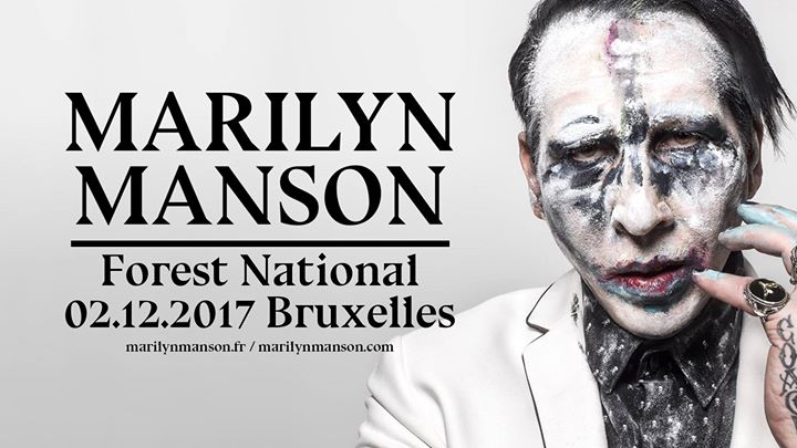 Povere vertoning van Marilyn Manson @ Vorst Nationaal