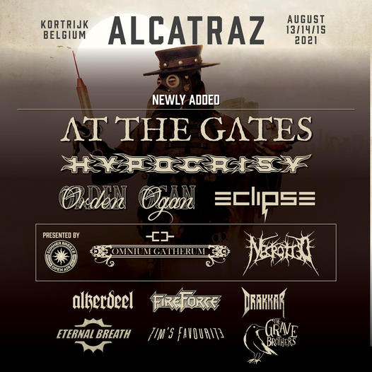 Alcatraz Hard Rock & Metal Festival vervolledigt de line-up!