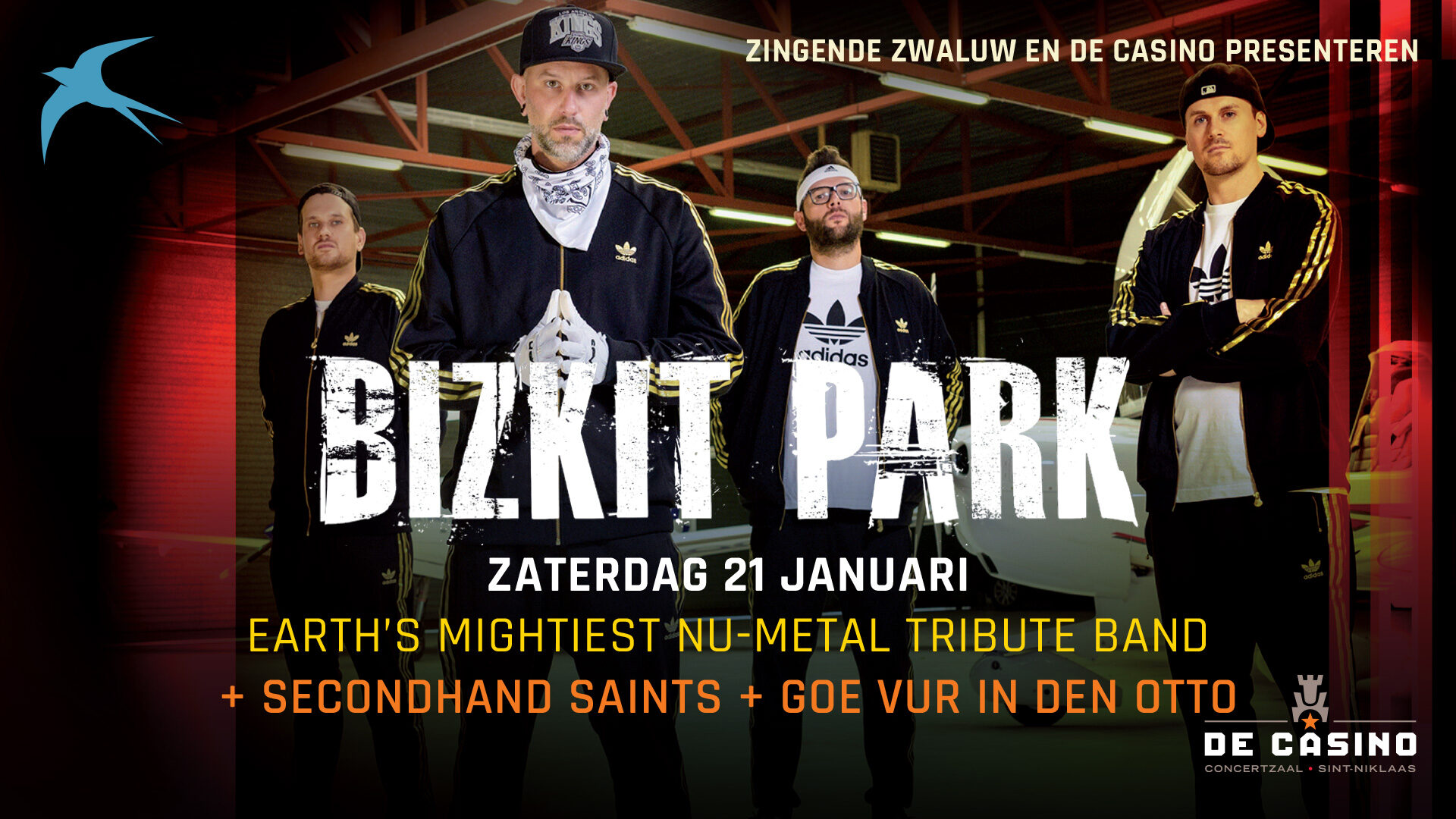 Bizkit Park + Secondhand Saints / @ De Casino, Sint-Niklaas / 21-01-2023